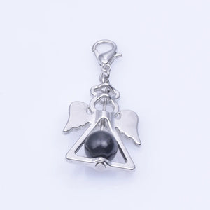 24Pcs/Lot Angel Fairy Charms Pearl Guardian Wings Pendant Bulk