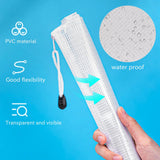 24Pcs Zipper Pouch Document Bag, Plastic Zip File Folders, Letter Size/A4
