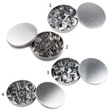24Pcs Mini Cookie Cutter Mold Stainless Steel DIY Ceramic Clay Earring Tool