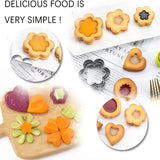 24Pcs Mini Cookie Cutter Mold Stainless Steel DIY Ceramic Clay Earring Tool