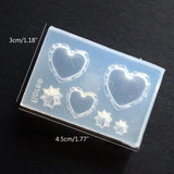 Mini Size Food Doughnuts Bread Silicone Mold Flower Cat Heart Acrylic Gel Tools