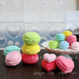 Mini Size Food Doughnuts Bread Silicone Mold Flower Cat Heart Acrylic Gel Tools