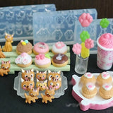 Mini Food Doughnuts Bread Silicone Mold Resin Jewelry Making