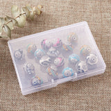 24Pcs Mixed Colors Alloy Spacer Beads for DIY Jewelry Making