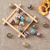 24Pcs Mixed Colors Alloy Spacer Beads for DIY Jewelry Making