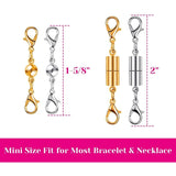 24Pcs Necklace Clasp Magnetic Jewelry Locking Clasps for Necklaces, Bracelets