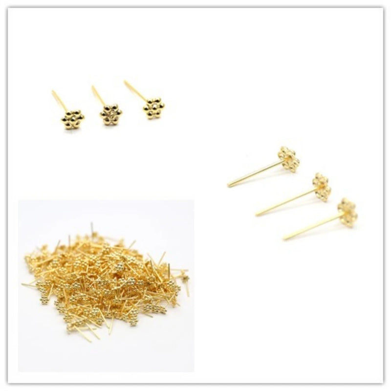 24Pcs 925 Sterling Silver Nose Studs Snow Nose Pin Body Piercing Jewelry