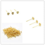 24Pcs 925 Sterling Silver Nose Studs Snow Nose Pin Body Piercing Jewelry