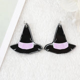 24Pcs Pastel Goth Witchy Charms Acrylic Cauldron Planchette Pendant