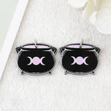 24Pcs Pastel Goth Witchy Charms Acrylic Cauldron Planchette Pendant