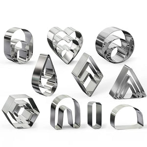 24Pcs Polymer Clay Cutters Clay Tool Kit Clay Earring Cutters