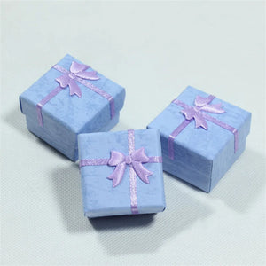 24Pcs Multi-color Jewelry Box Earrings Ring Packaging Gift Holder
