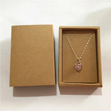 24Pcs Jewelry Display Box Clear Window Card Memorial Wedding Gift Boxes