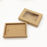 24Pcs Jewelry Display Box Clear Window Card Memorial Wedding Gift Boxes