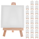 Mini Easel and Canvas Set for Painting Craft DIY Drawing Gift