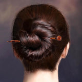 24Sets Retro Style Wood Hairpin Chopsticks Needle Headwear Jewelry