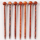 24Sets Retro Style Wood Hairpin Chopsticks Needle Headwear Jewelry
