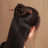 24Sets Retro Style Wood Hairpin Chopsticks Needle Headwear Jewelry