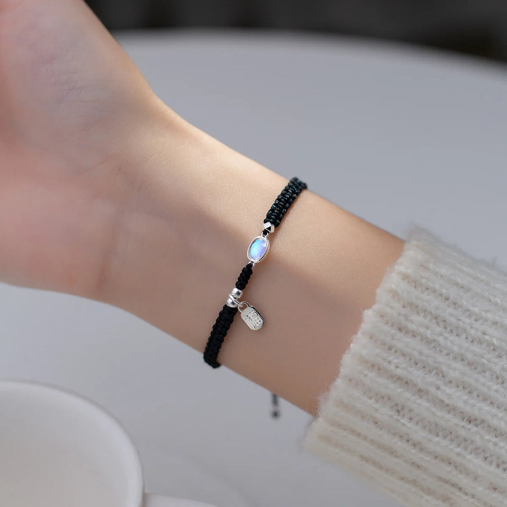 925 Silver Rope Bracelets Red Thread Line String Bracelets For Women