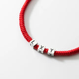 925 Silver Women Bracelet Red Thread Line String Rope Bracelets