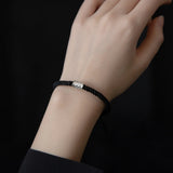 925 Sterling Silver Rope Bracelet Women Red Thread Line String Bracelet