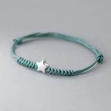 925 Silver Rope Bracelet Women Red Thread String Bracelet