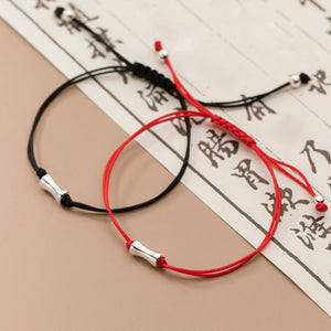 925 Sterling Silver Rope Bracelet Thread Line String Jewelry for Women Girls