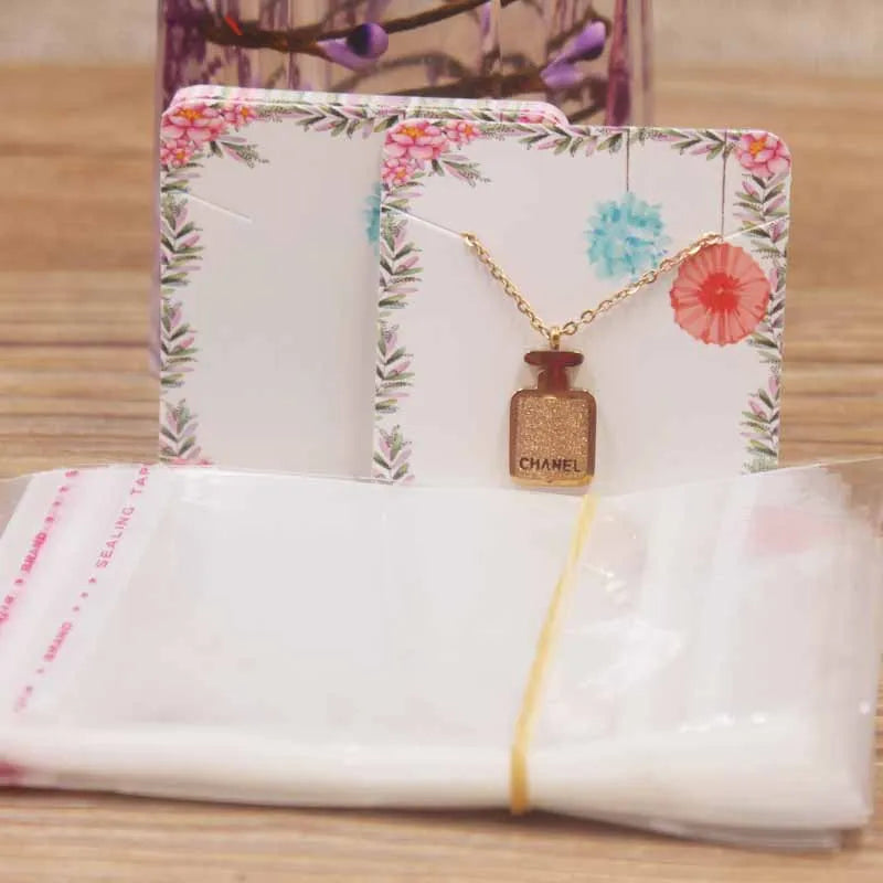 24designs Necklace Charms Card Heart/ Flower/ Marble Pendant Display