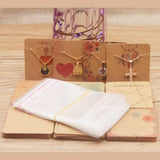 24designs Necklace Charms Card Heart/ Flower/ Marble Pendant Display