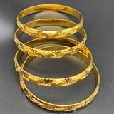 24k Copper Jewelry Ethiopian Bracelets Dubai Bangles for Women African Girls
