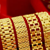 24k Watch Chain Bracelet for Women Men Bangle Hand Chain Fine Jewelry