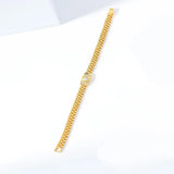 24k Zircon Bracelet Watch Chain for Women Birthday Anniversary Gift