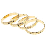 24k Bangle for Women Dubai Bride Wedding Ethiopian Bangle Arab Jewelry