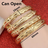 24k Bangle for Women Dubai Bride Wedding Ethiopian Bangle Arab Jewelry