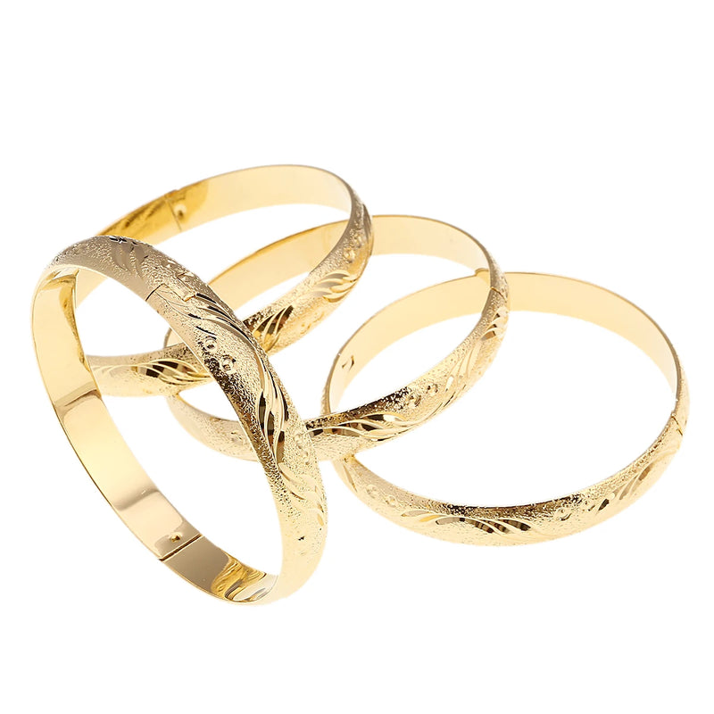 24k Bangle Women Dubai Bride Wedding Ethiopian Bracelet