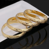 24k Bangle Women Dubai Bride Wedding Ethiopian Bracelet