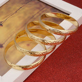 24k Bangle Women Dubai Bride Wedding Ethiopian Bracelet