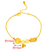 Boho Flat coin Charm Anklet for Women