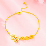Boho Flat coin Charm Anklet for Women