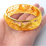 Rose Gold Bridal Bangles Set for Wedding Party