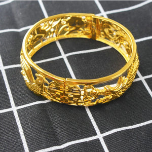 Rose Gold Bridal Bangles Set for Wedding Party