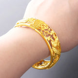 Rose Gold Bridal Bangles Set for Wedding Party