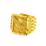 24k Eagle Ring for Man Adjustable Ring Jewelry Male Wedding