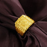 24k Eagle Ring for Man Adjustable Ring Jewelry Male Wedding