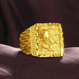 24k Eagle Ring for Man Adjustable Ring Jewelry Male Wedding