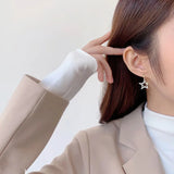 24k Plated Star Earrings 925 Sterling Silver Needle Statement Earings