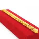 24k Wide Men's Bracelet for Women Jewelry 15mm 24 K Bangle