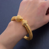 24k Dubai Wedding Bangles for Women Girls Bride, Can Open