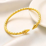 24k Dubai Wedding Bangles For Women Ethiopian Indian Bracelets Birthday Jewelry