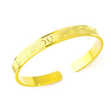 24k Yellow Love Bracelet for Women Wedding Engagement